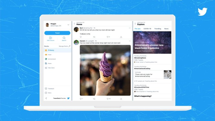 Twitter prueba una renovación de TweetDeck que espera hacer un producto de suscripción