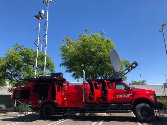 Verizon demuestra THOR, su nuevo vehículo para la respuesta humanitaria rápida de primera línea