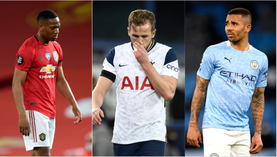 El 'Daily Mail' apuntó los nombres de Martial y Gabriel Jesus como parte de un posible trueque entre el Tottenham y los dos clubes de Manchester