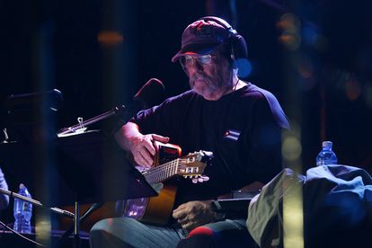 Silvio Rodríguez durante uno de los conciertos por los barrios de La Habana antes de la pandemia.
