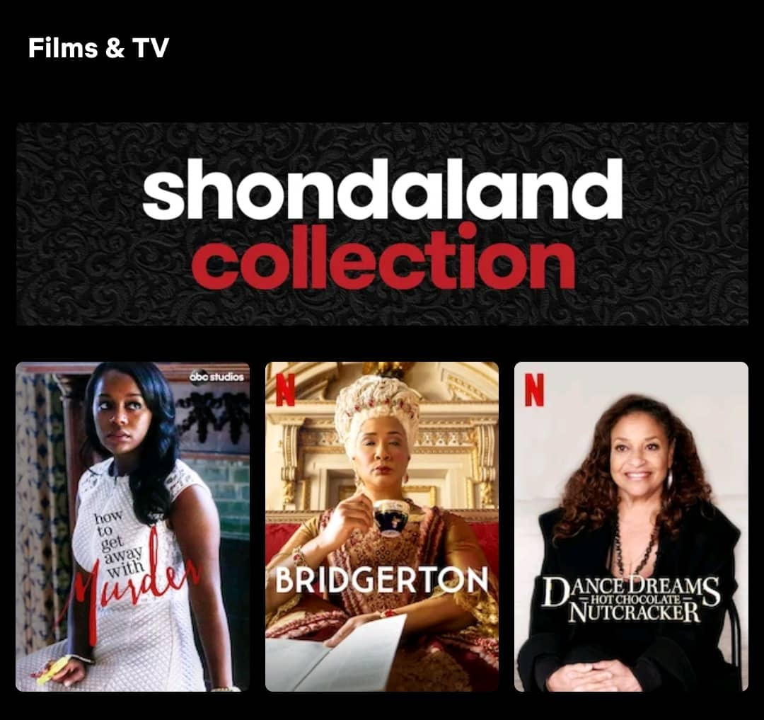 colección shondaland en netflix