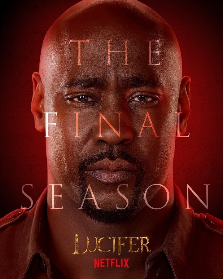 Carteles de personajes de la temporada 6 final de Lucifer Lauren German Chloe Decker