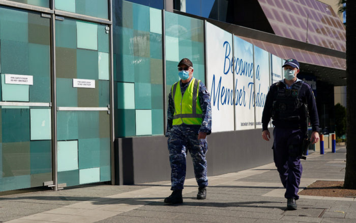 Más de 150 detenidos durante protesta contra restricciones por el Covid-19 en Australia