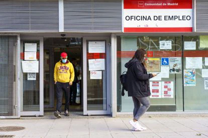 Oficina de empleo en Alcorcón, Madrid.