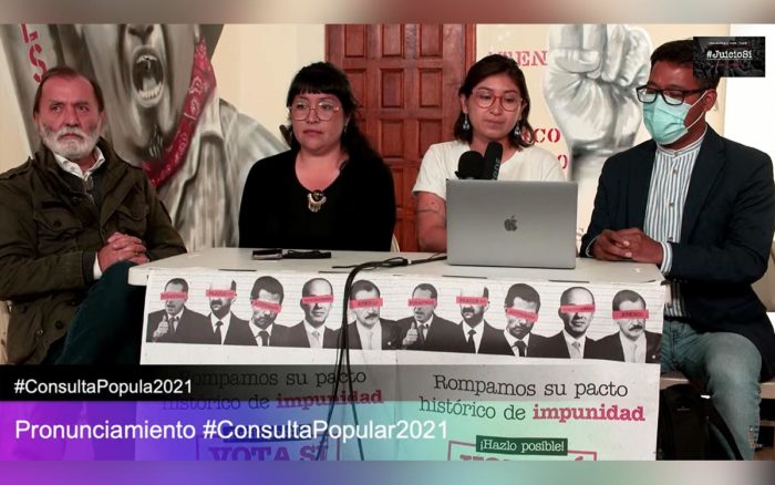 Comité promotor de la consulta popular anuncia creación de ‘Tribunal de los pueblos’