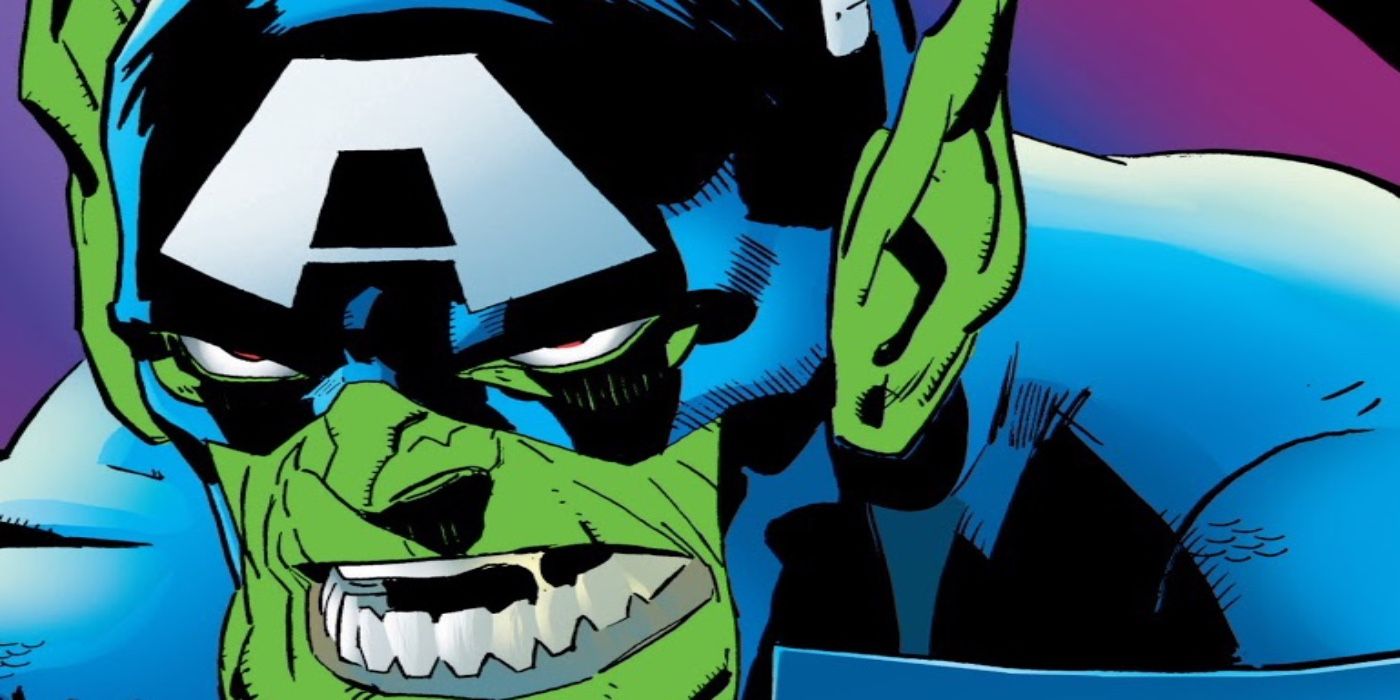 El Capitán América es el héroe favorito de los Skrulls en los cómics