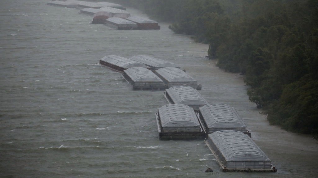El poderoso huracán Ida revierte el flujo del río Mississippi