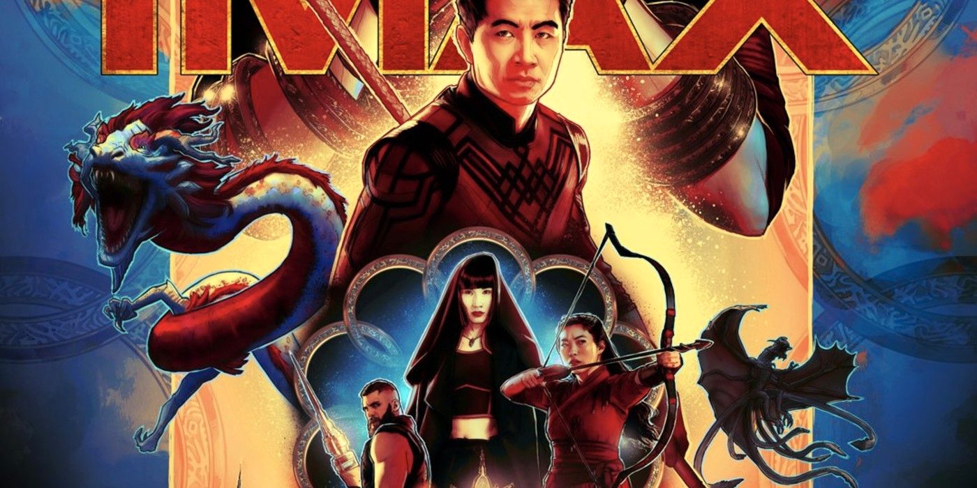 El póster de Shang-Chi IMAX destaca varios dragones de MCU