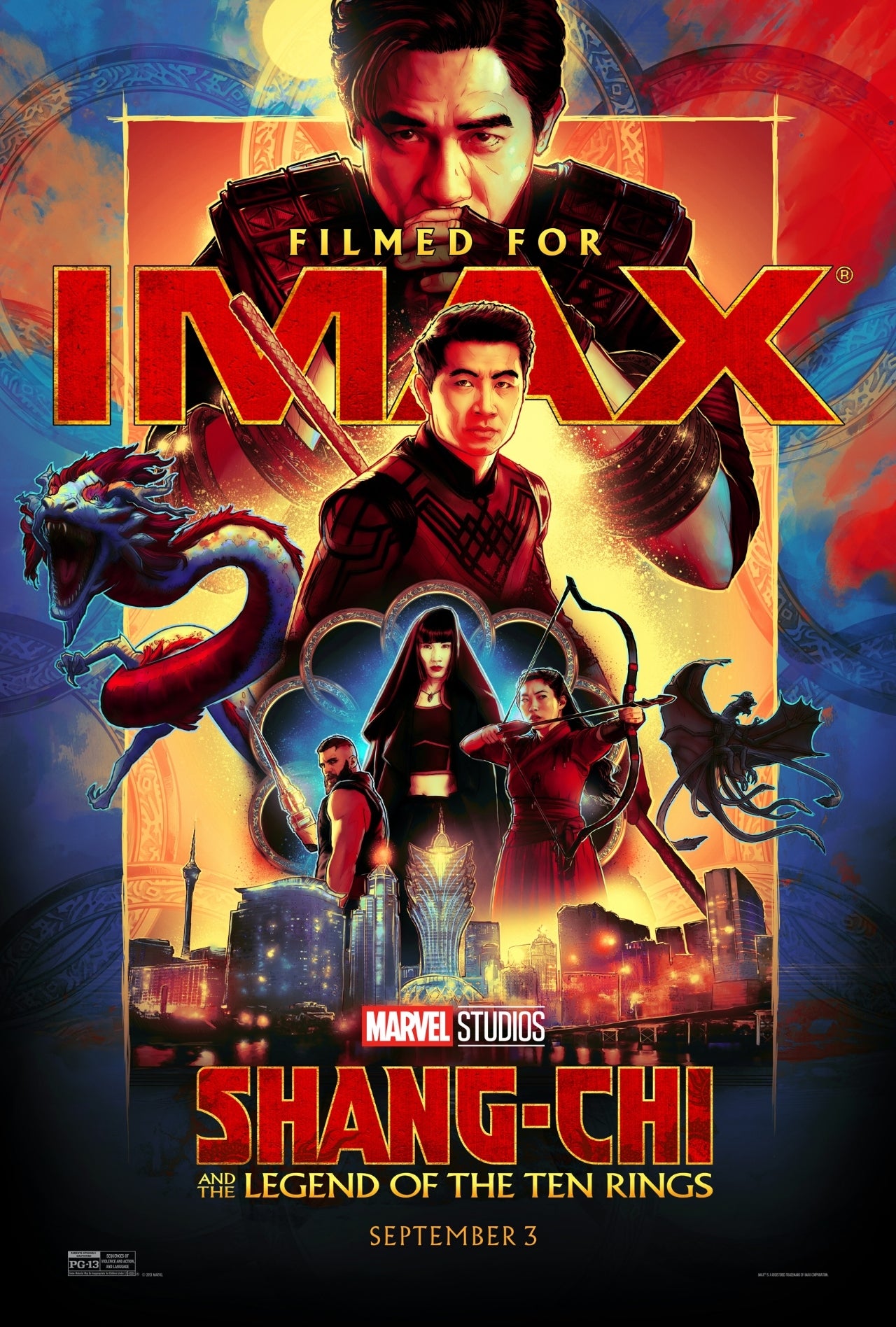 cartel de shang-chi imax