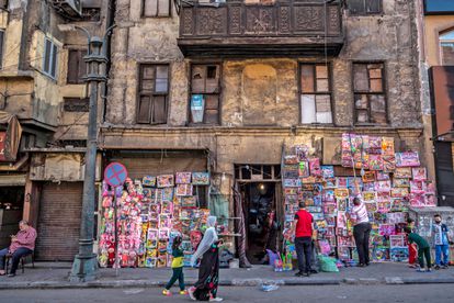 Tienda de juguetes en la capital egipcia de El Cairo.