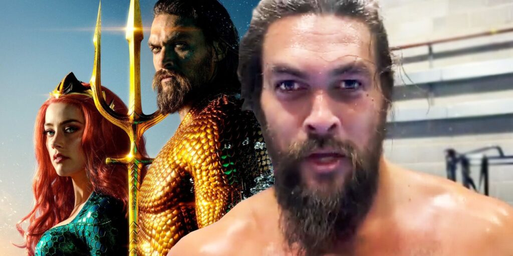 Jason Momoa muestra el físico de Aquaman 2 en un nuevo video de entrenamiento