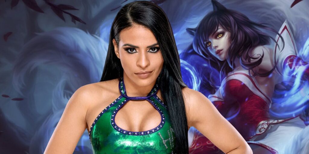 La estrella de la WWE Zelina Vega muestra el fandom de League of Legends con el cosplay de Ahri