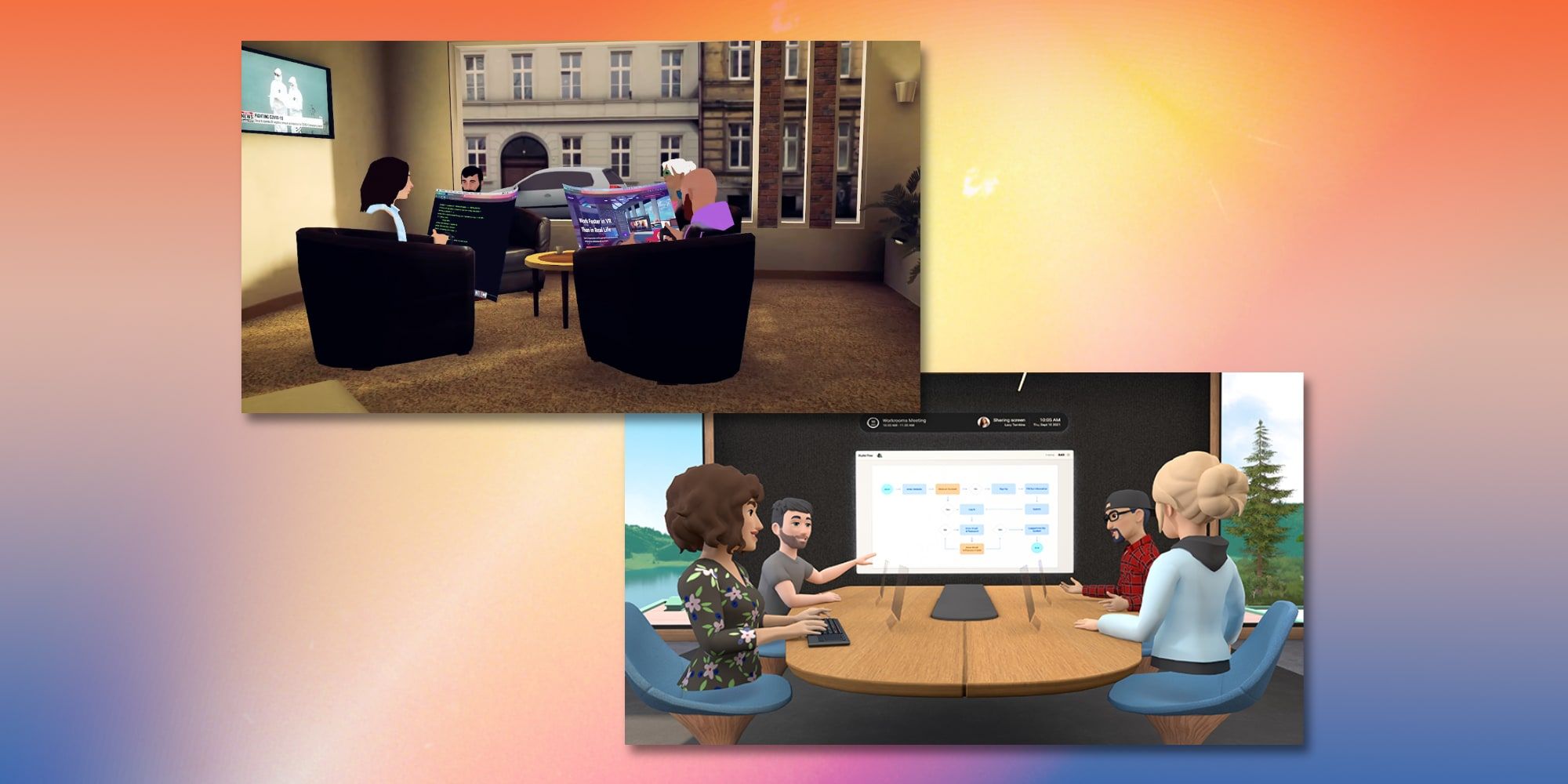 Las 'nuevas' salas de trabajo de realidad virtual de Facebook no son tan innovadoras como parecen