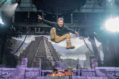 Iron Maiden en su actuación en el Festival RockFest, 2016. Xavier Mercadé