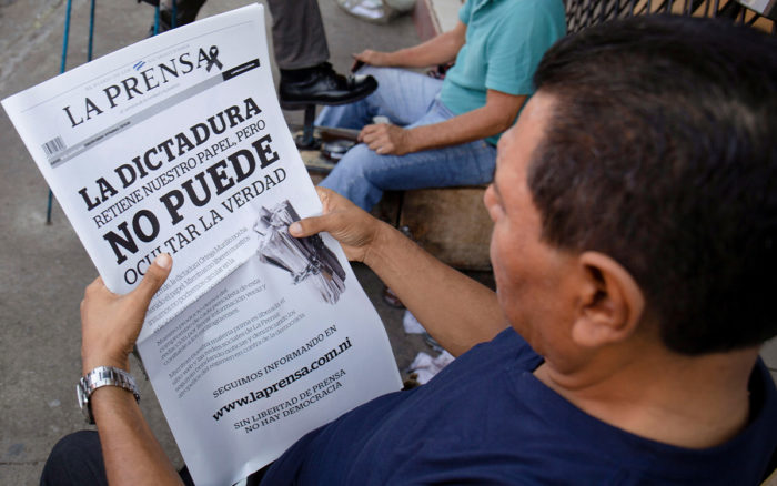 Nicaragua: Gobierno de Ortega retiene papel a diario ‘La Prensa’; organizaciones condenan bloqueo