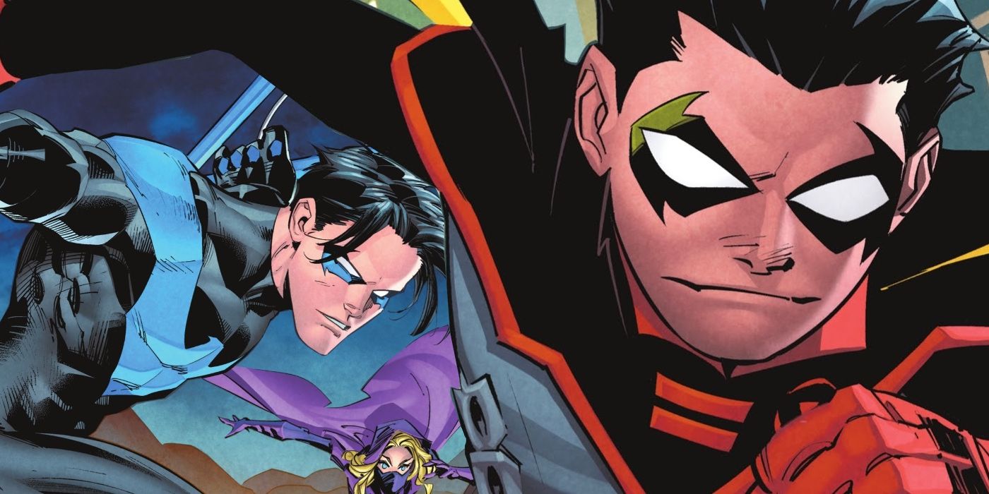 El disfraz malvado de Robin fusiona a sus padres de superhéroe y supervillano