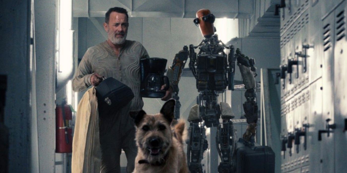 Tom Hanks, su perro y un robot hacen un viaje por carretera en la primera imagen de Finch