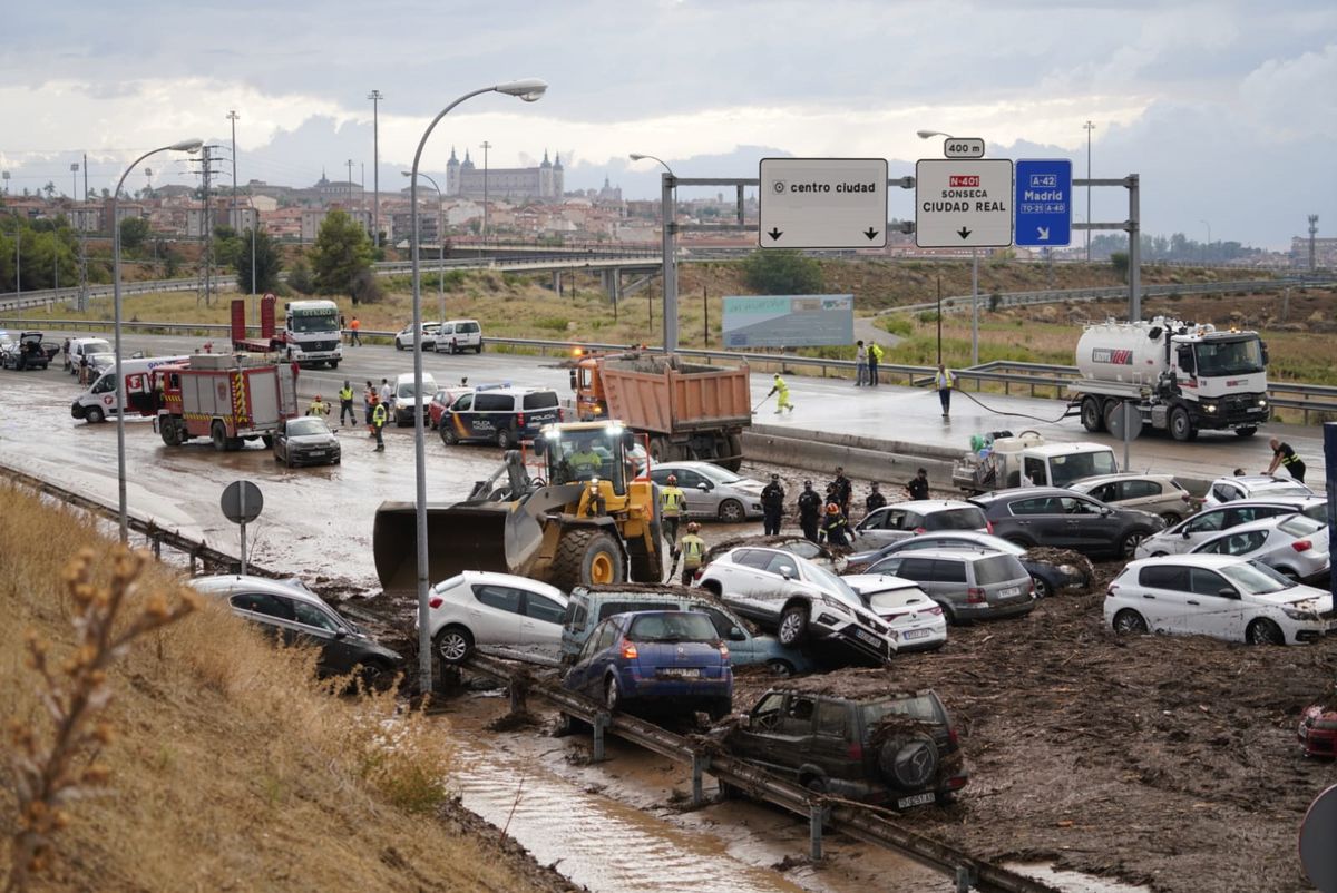 Las fuertes lluvias inundan viviendas y carreteras en el centro y este peninsular