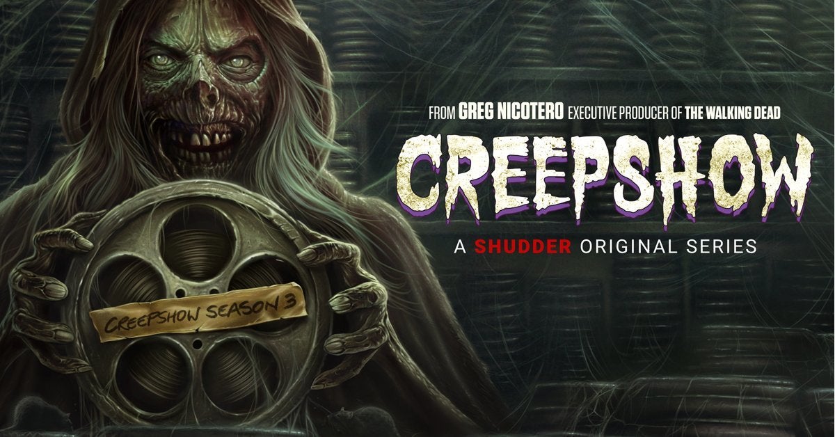 creepshow temporada 3 póster portada banner art shudder