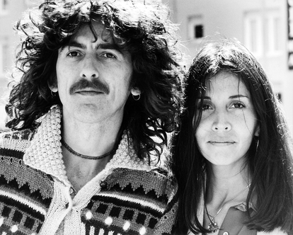 George y Olivia Arias (Harrison, de casada) en 1977, en una imagen tomada por Michael Simon. 