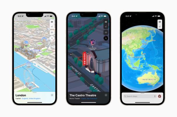 Apple Maps lanza la vista 3D a Londres, Los Ángeles, Nueva York y San Francisco
