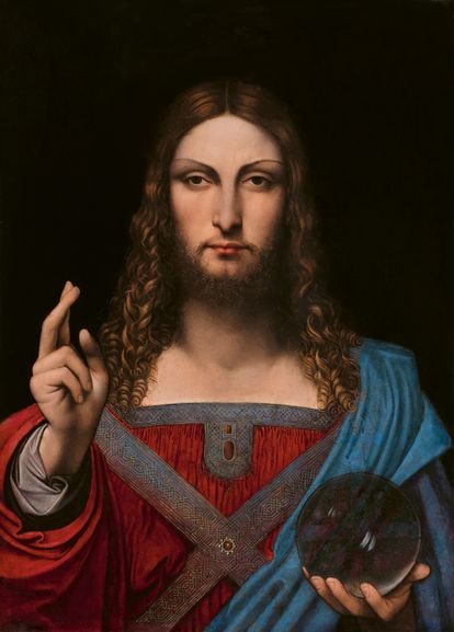Versión Ganay del 'Salvator Mundi', atribuido al discípulo de Leonardo.