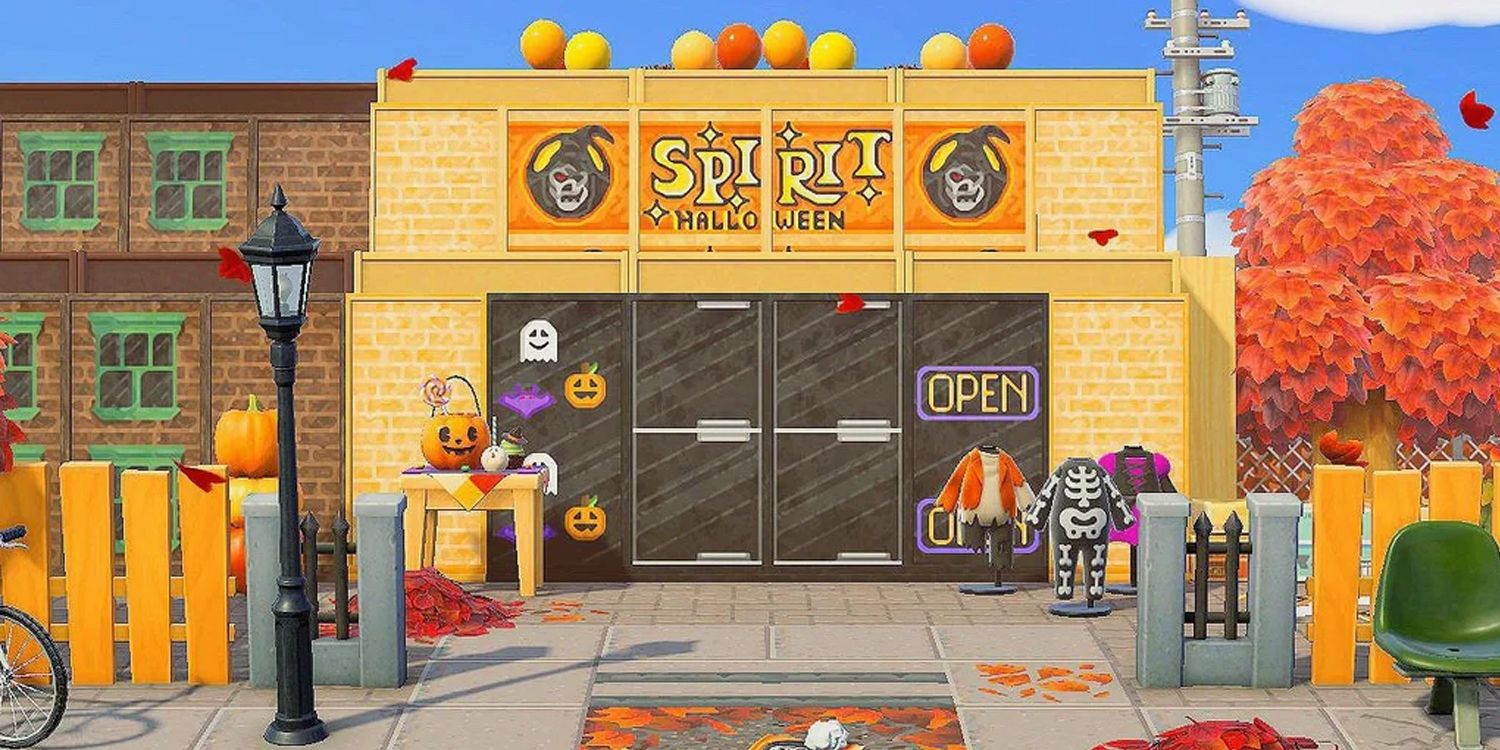 Animal Crossing: New Horizons Fan construye una tienda de Halloween Spirit