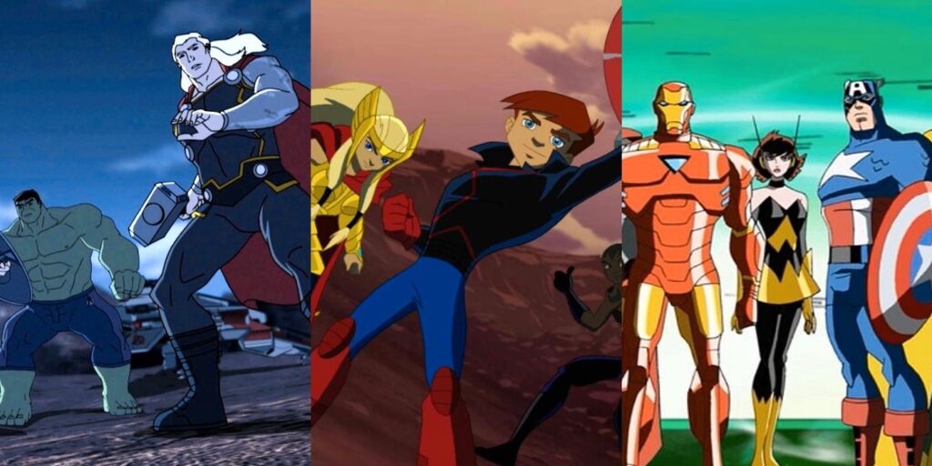 Cada versión animada de Los Vengadores, clasificada |