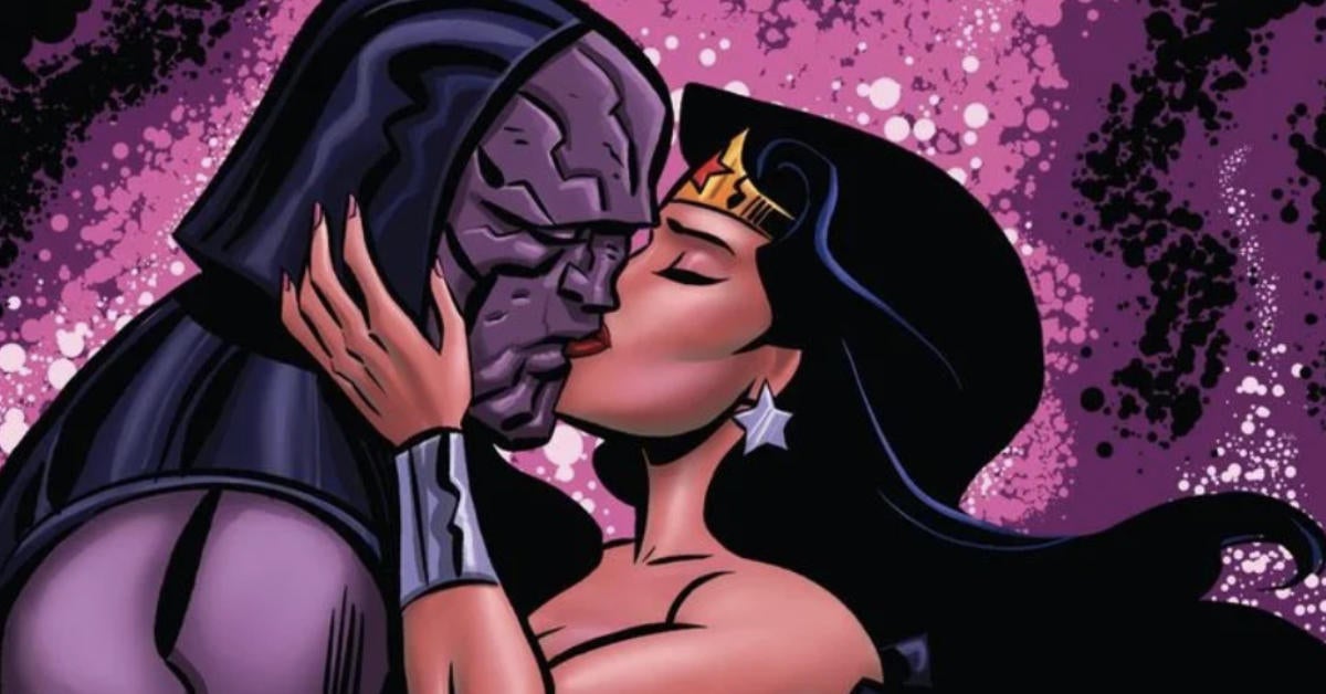 DC se burla de Wonder Woman y Darkseid Romance
