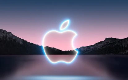 Imagen del anuncio del evento de Apple con el logo de la compañía.