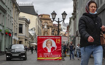 El Partido Comunista busca capitalizar en las urnas el descontento popular en Rusia
