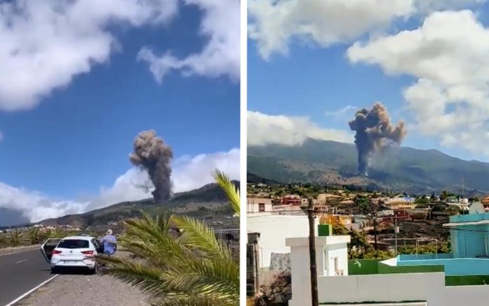 España: Hace erupción el volcán Cumbre Vieja en la isla canaria de La Palma