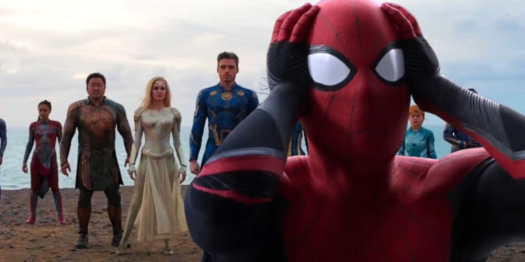 Eternals se desarrolla aproximadamente al mismo tiempo que Spider-Man: lejos de casa