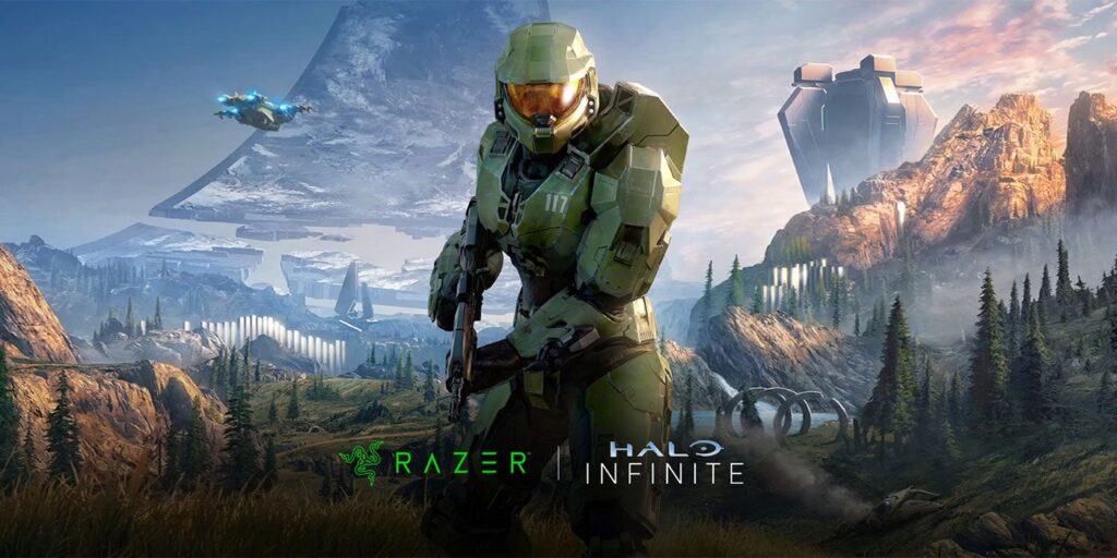 Halo Infinite Razer Lineup canaliza la armadura Mjolnir de Master Chief