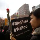 FILE PHOTO: Women attend a protest as a part of the #MeToo movement on International Women's Day in Seoul, South Korea, March 8, 2018.   REUTERS/Kim Hong-Ji/File Photo