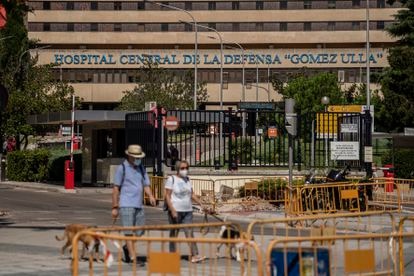 El Hospital Gómez Ulla, de Madrid, que no dio respuesta a la enferma, este septiembre.