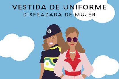 Paca Navarro voló más de tres décadas en Iberia y ha querido plasmar en un libro llamado 'Vestida de uniforme, disfrazada de mujer'.