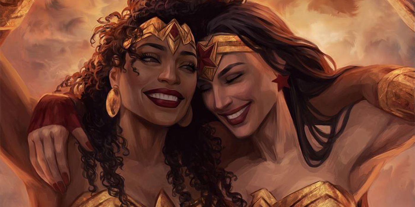 Wonder Woman y su hermana comparten el amor en un impresionante fan art