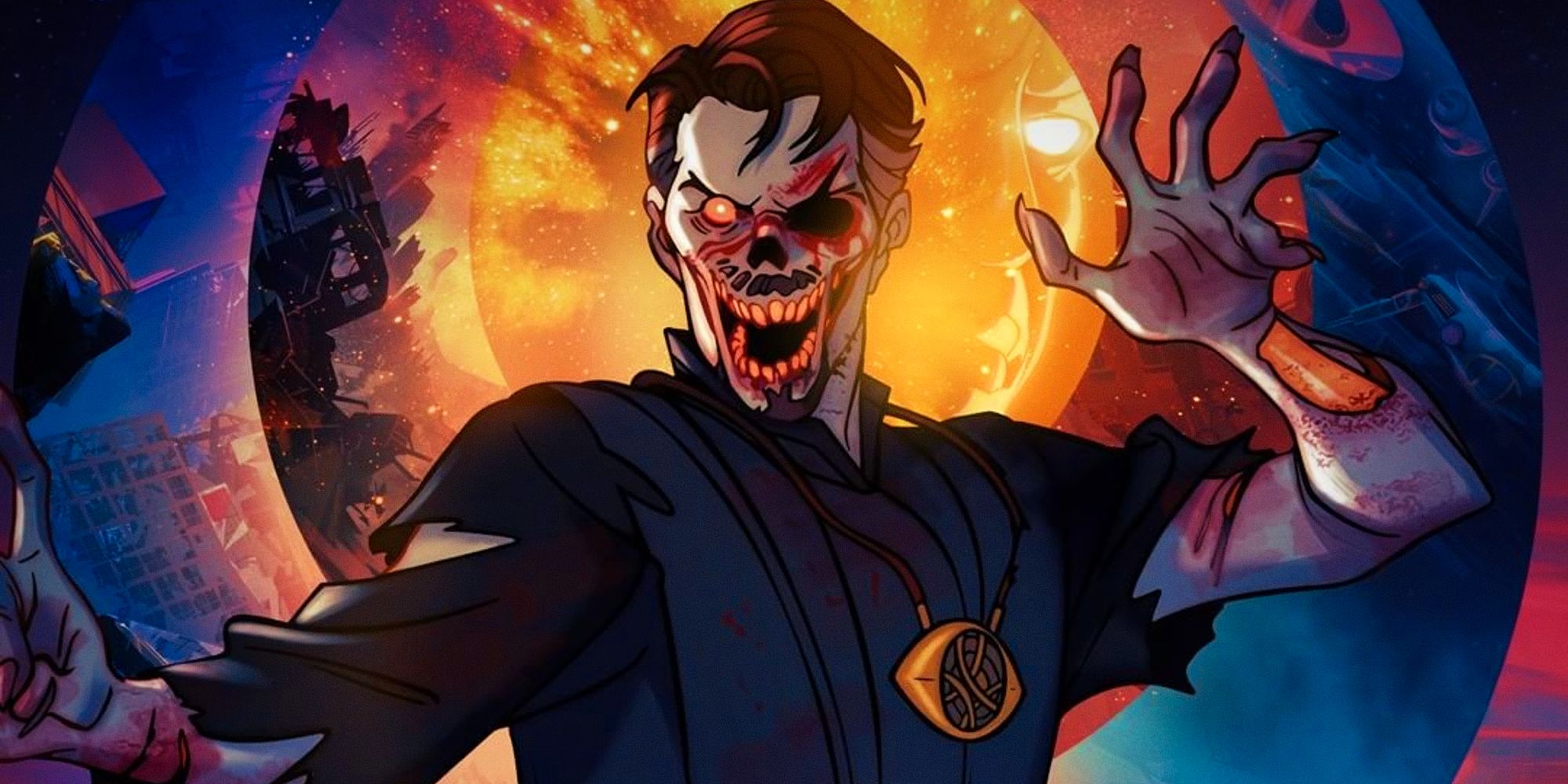 Zombie Doctor Strange posa en New Marvel's What If ...?  Póster