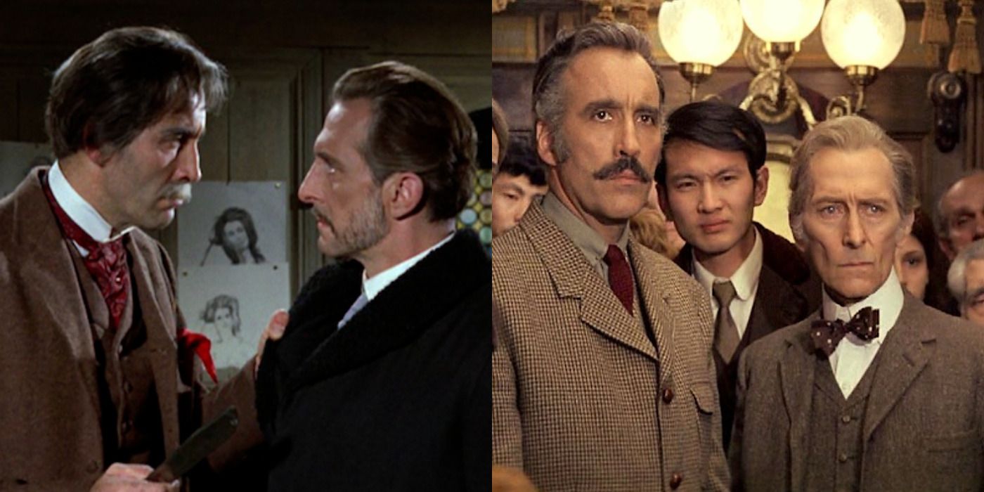 10 mejores películas de terror de Christopher Lee y Peter Cushing, clasificadas por IMDb