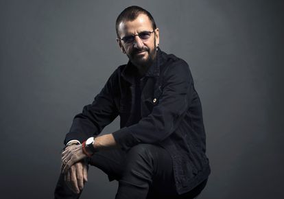 Ringo Starr posa en Nueva York en 2016.