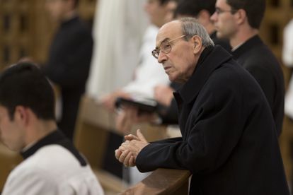 Velasio De Paolis en enero del 2014 durante una misa en Roma. 