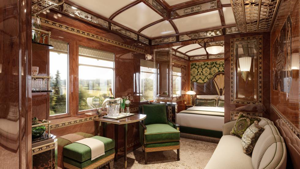 La nueva 'grand suite Vienna' del Venice Simplon-Orient-Express.