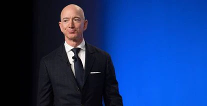 Jeff Bezos, fundador de Amazon y Blue Origin.