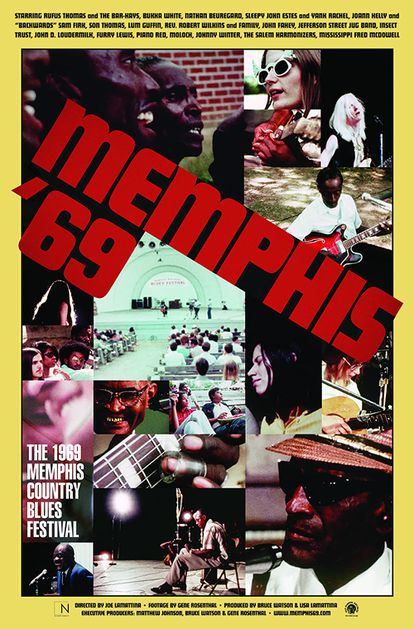 Carátula del DVD 'Memphis ’69: the 1969 Memphis Country Blues Festival'.