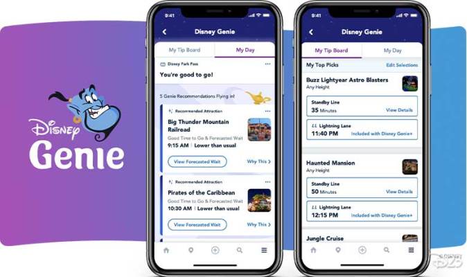 El nuevo servicio de reserva de línea 'Genie' de Disney se lanza en Walt Disney World el 19 de octubre