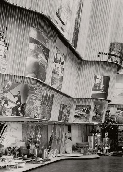Pabellón finlandés de la Exposición Universal de Nueva York de 1939. Foto cortesía de la familia Aalto.
