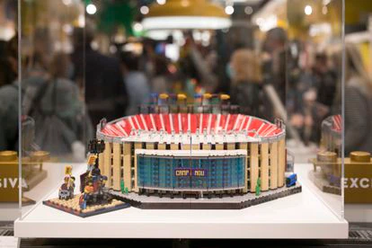 Camp Nou de Lego, a la venta en exclusiva en la nueva tienda de Barcelona