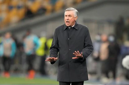 Carlo Ancelotti, el pasado martes contra el Shakhtar en Kiev.