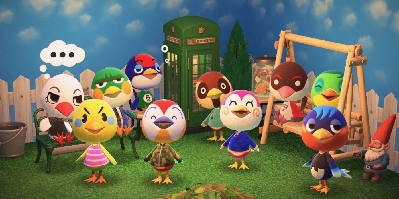 Animal Crossing: New Horizons Player visualiza un mecánico de observación de aves